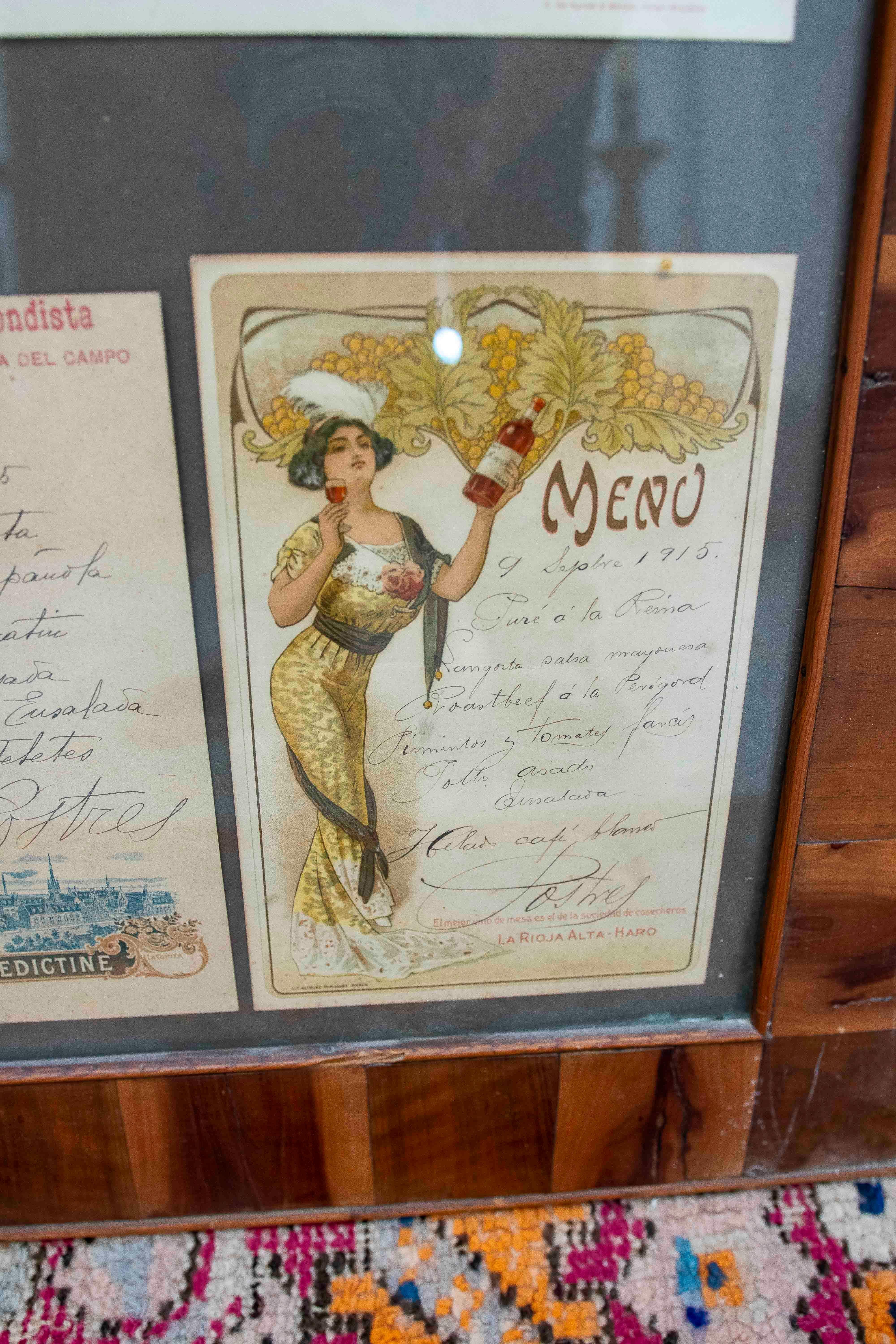 20º Cuadro enmarcado Tarjetas de menú de restaurante en venta 1