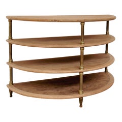 20th French Oak and Bronze Store Display