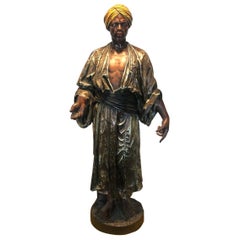 20th French Polychrome Plaster Sculpture