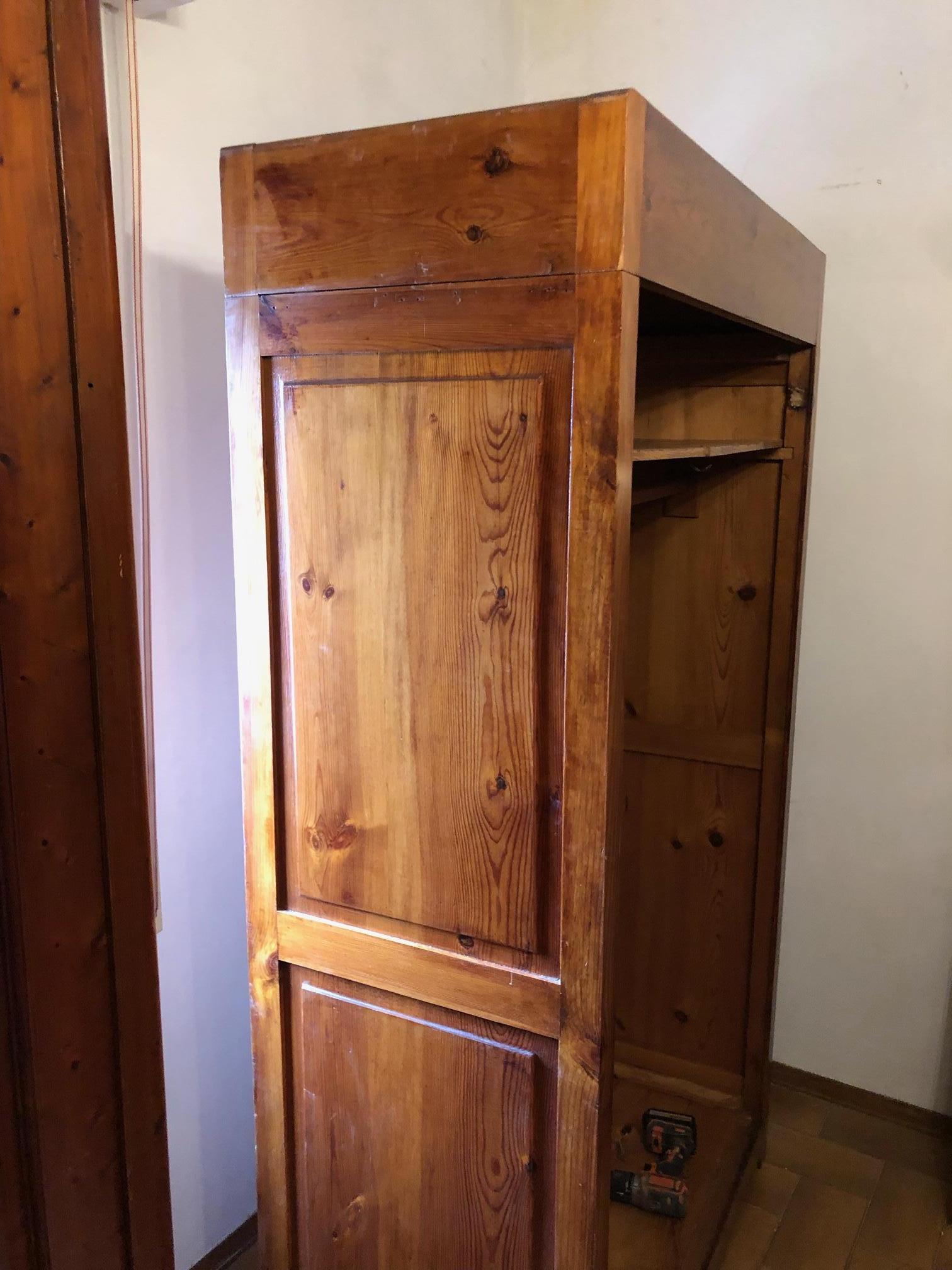 honey pine wardrobe