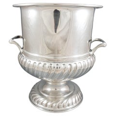 20th Italian Solid Silver Champagne Bucket