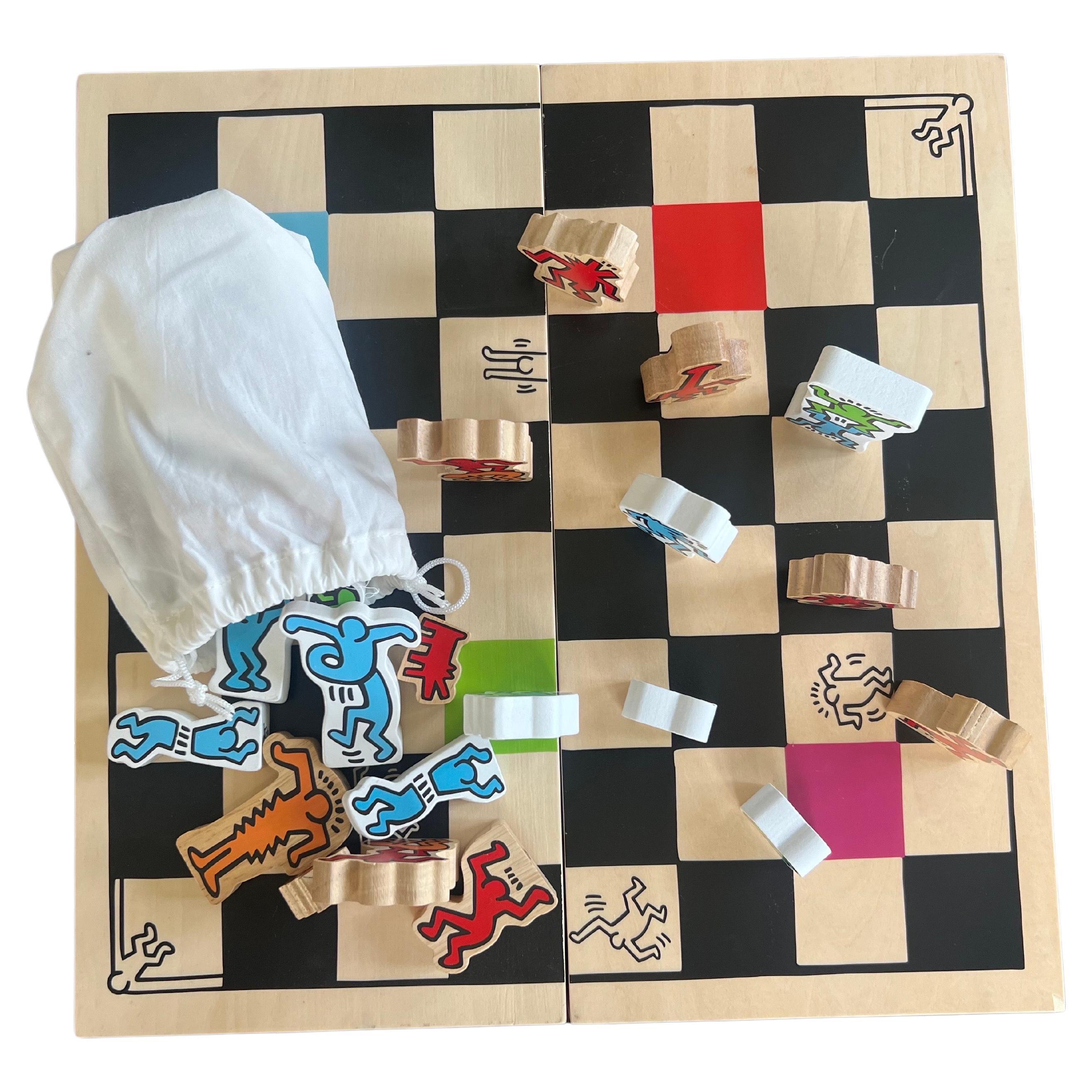 20th Limited Edition Chess Set inspired by Artist Keith Haring For Sale
