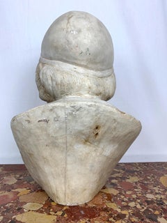 20th Century Marble Bust of Ancient Greek Poet Homer