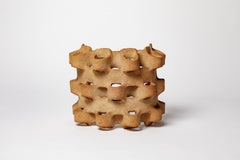 20th mid-century design sonteware ceramic wall light sonce att. to Guy Bareff