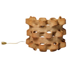 20th mid-century design sonteware ceramic wall light sonce att. to Guy Bareff