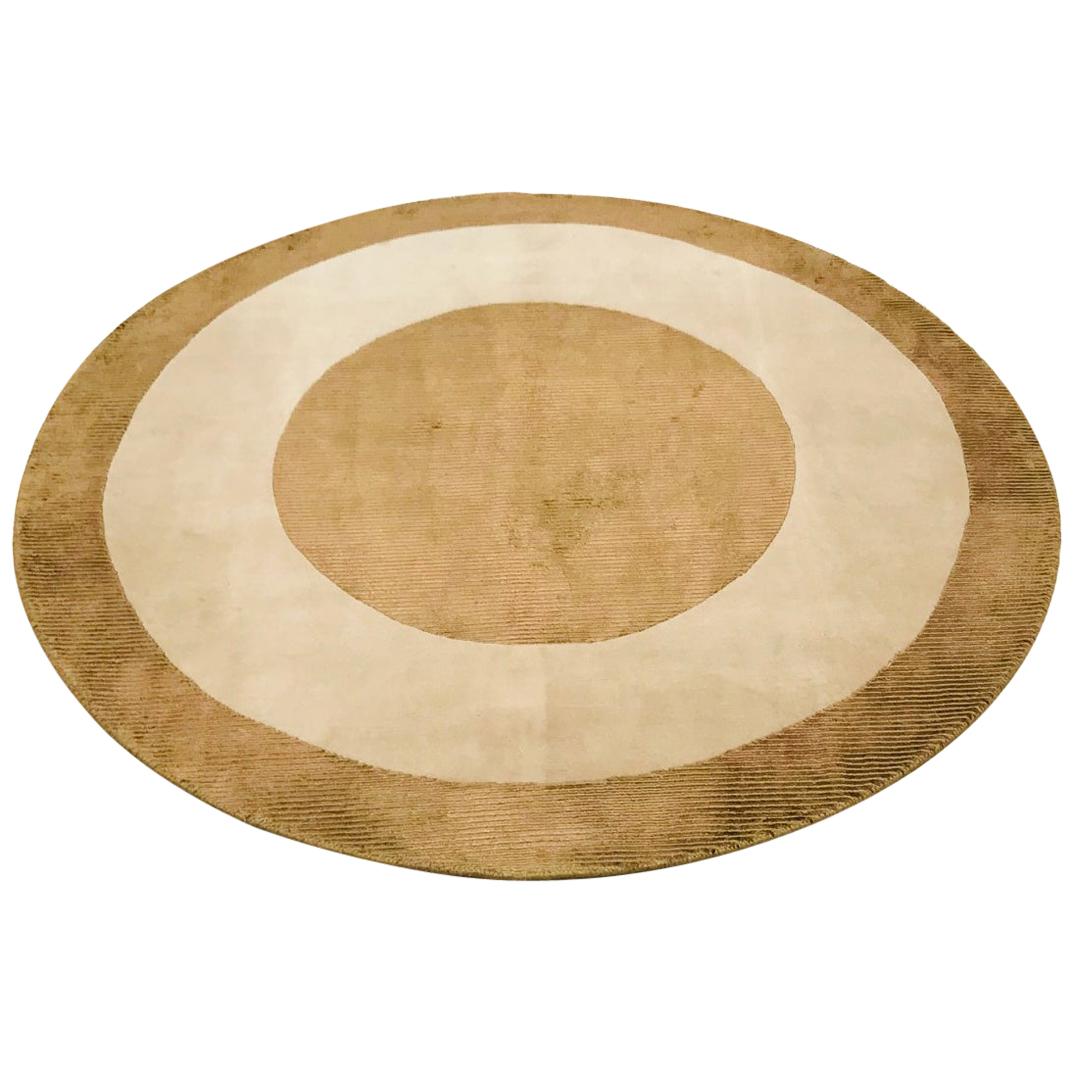 Round Mid Century Modern Rug 10 For Sale on 1stDibs