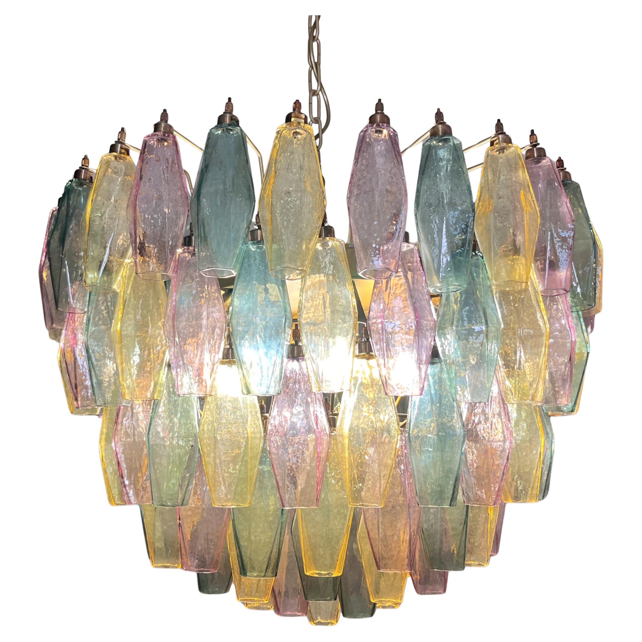 Lampadario Poliedri di Murano del 20° secolo