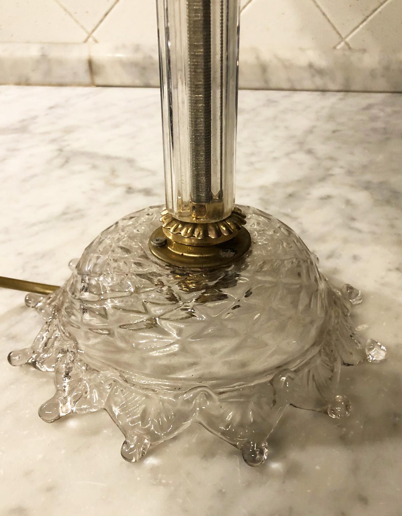 italien Lampe de table de Murano du 20e siècle en vente
