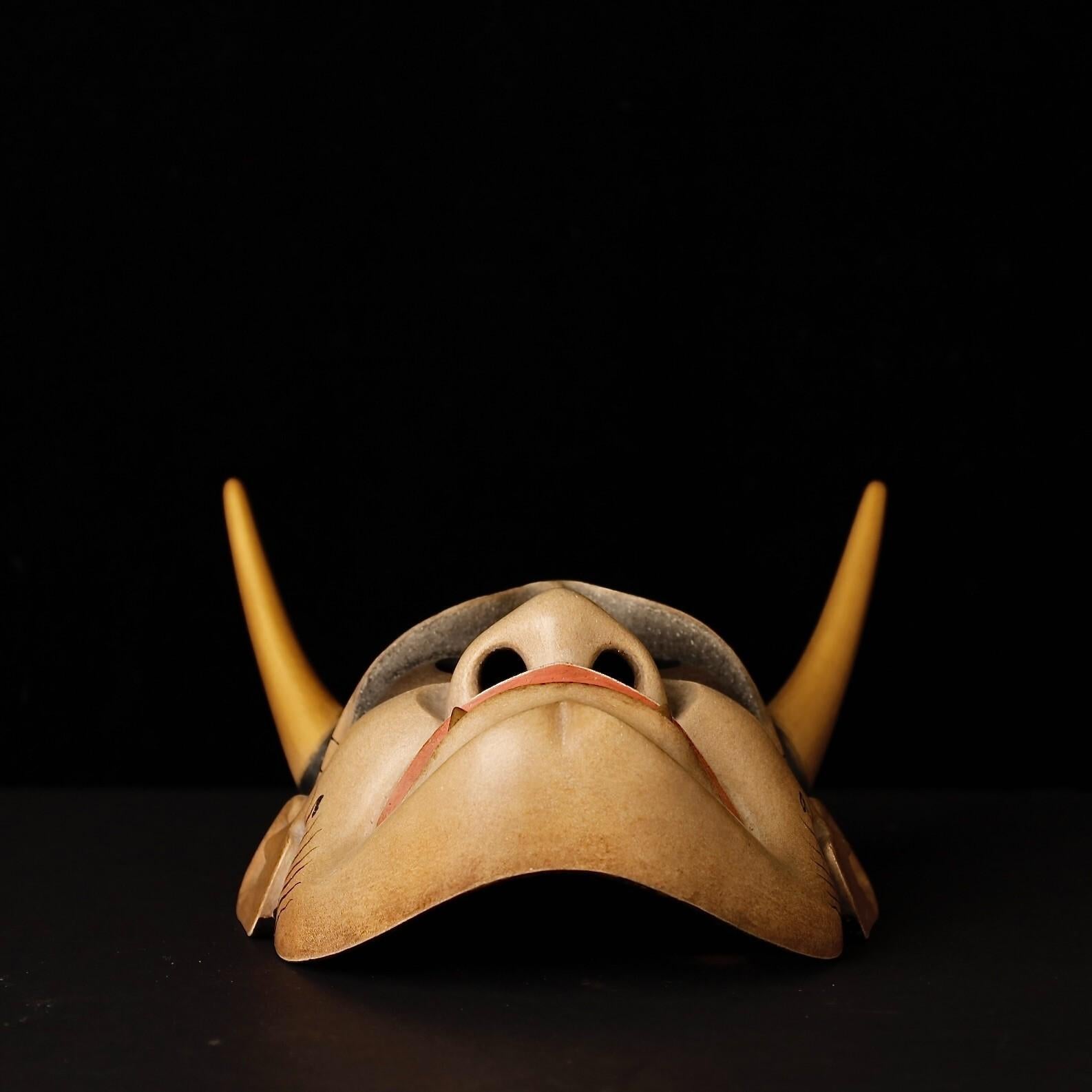 20th Noh Hanya Mask depicting jealous Female Demon. Signed by Kagei For Sale 10