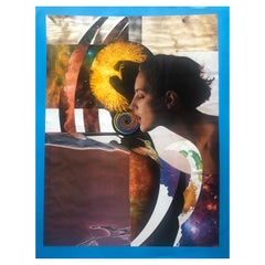 20th Pariser Schule Collage-Ausschnitt Kunstwerk Wunderschöne Inneneinrichtungsoptionen!