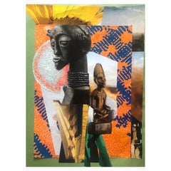 20th Pariser Schule Collage-Ausschnitt Kunstwerk Wunderschöne Inneneinrichtungsoptionen!