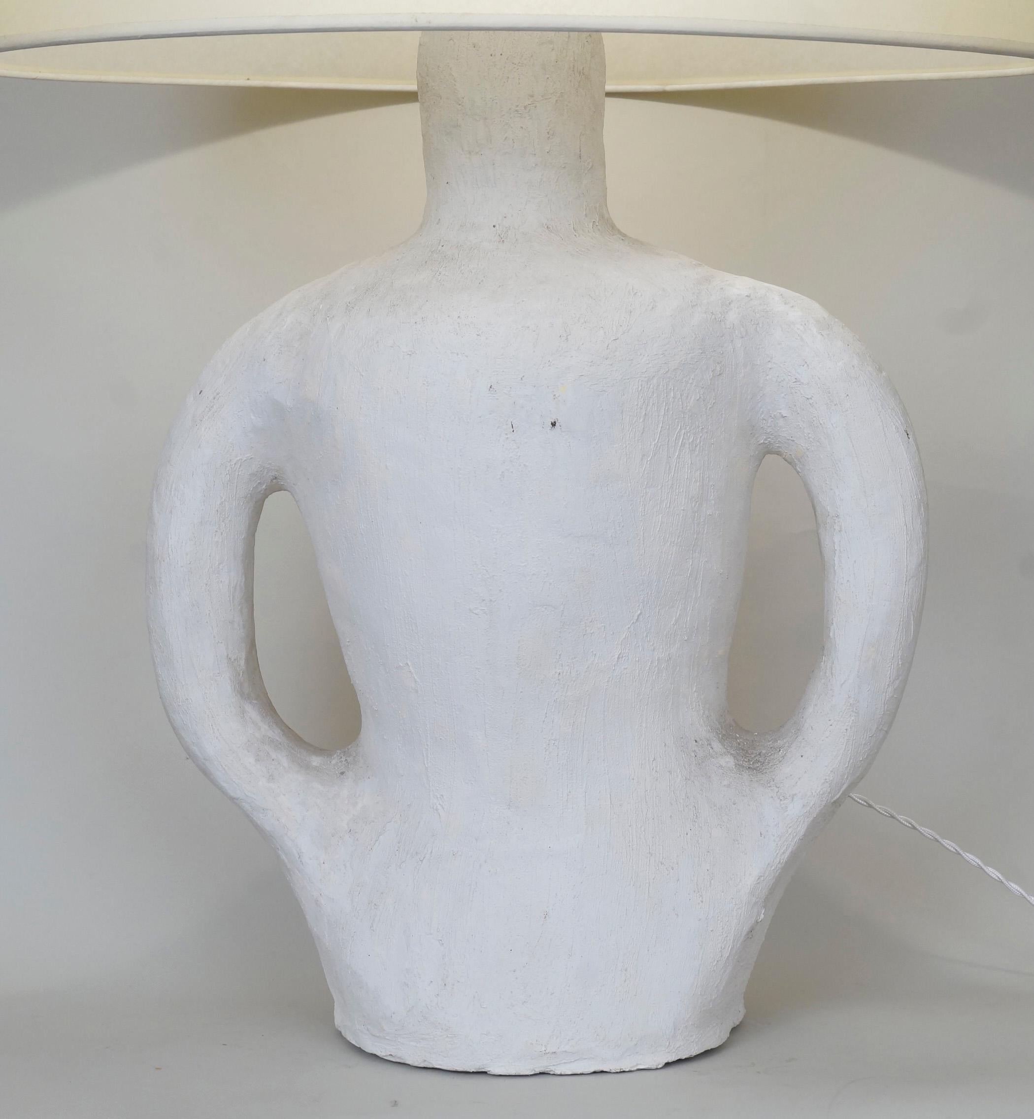 French 20th Century Plaster Table Lamp