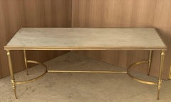 Rectangular Vintage Maison Baguès Style Bronze Center or Coffee Table