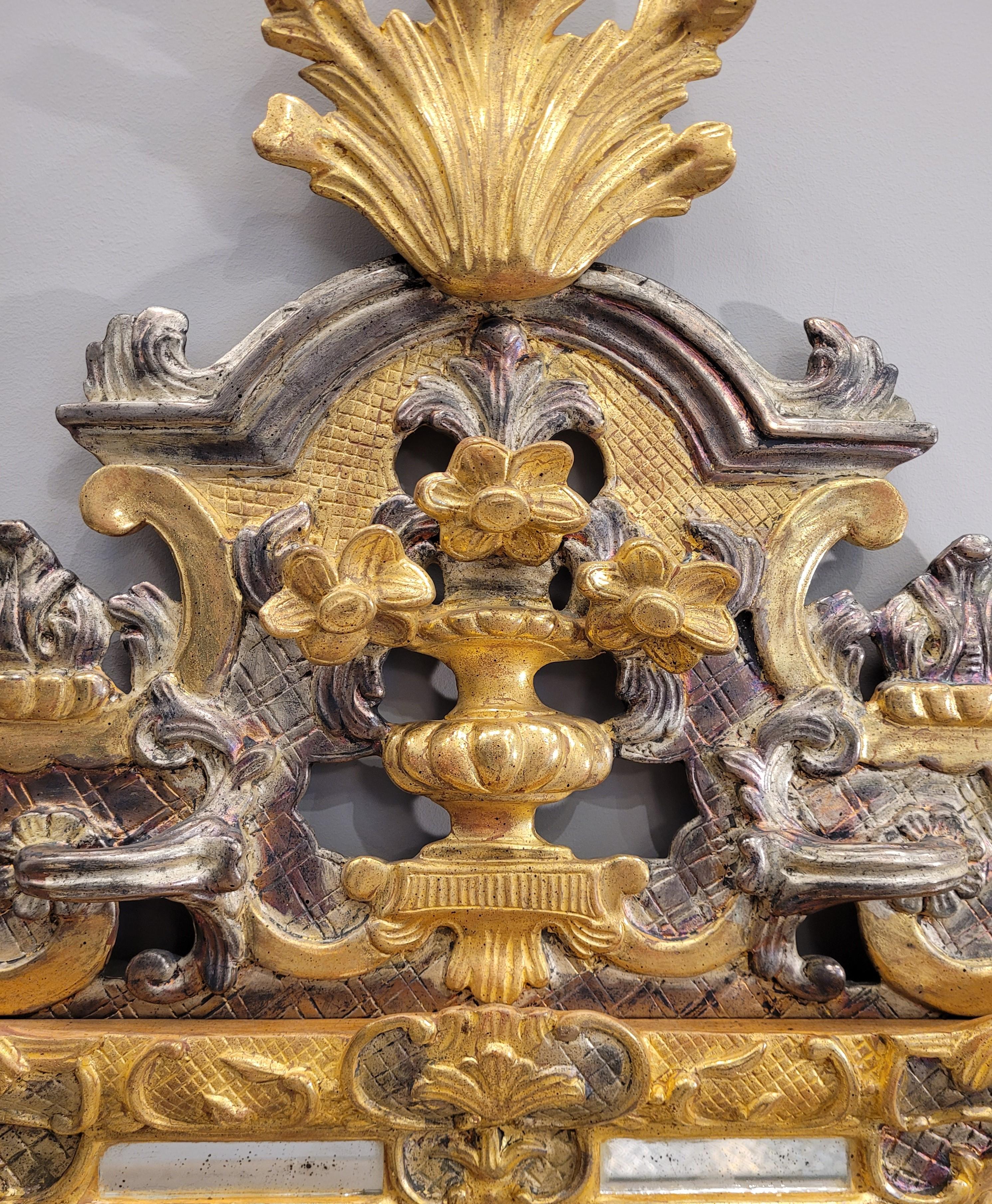 20ème ROCHE BOBOIS FRANCE style Louis XVI style WALL MIRROR en vente 8
