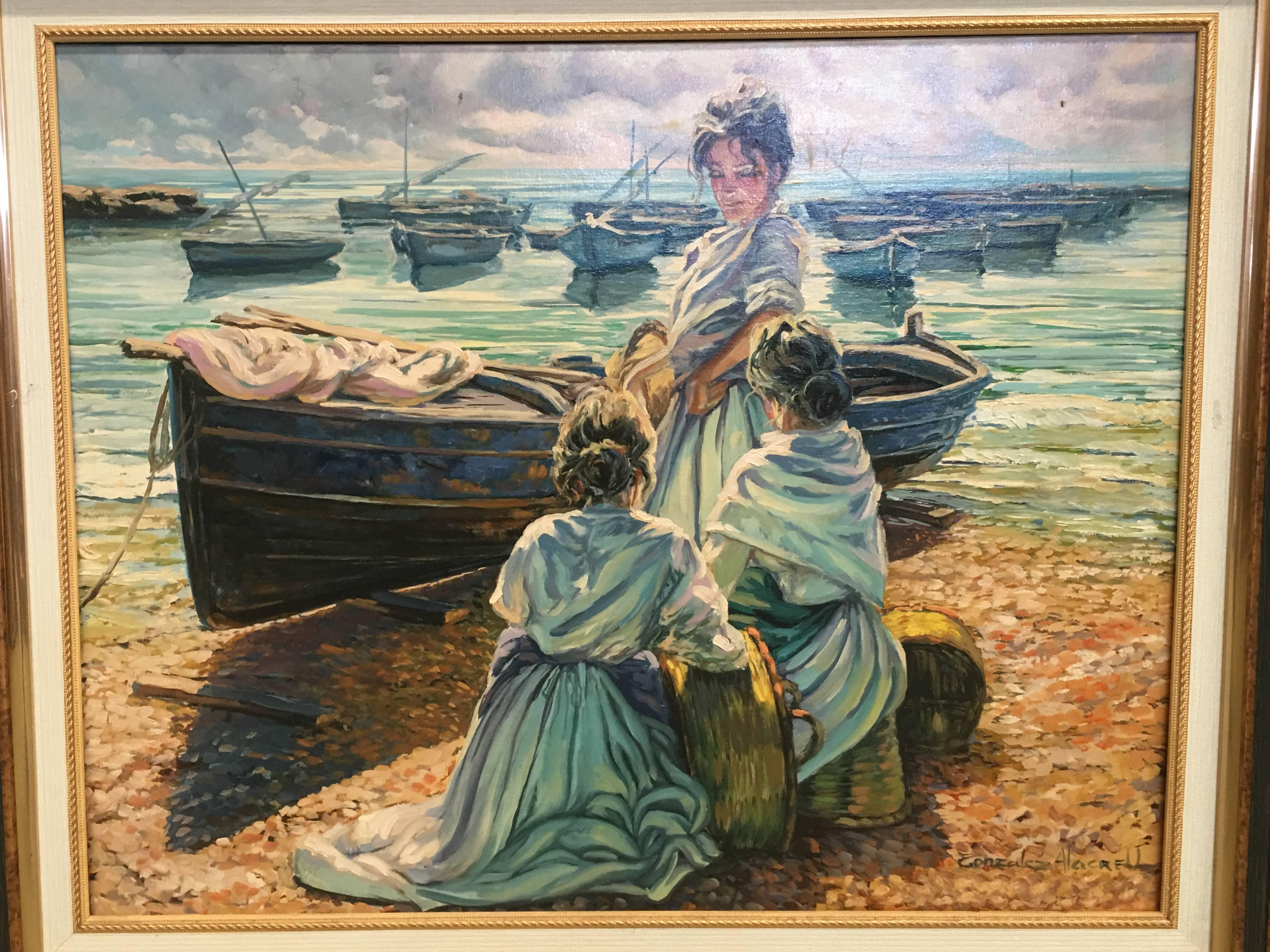 Gonzalez Alacreu is already a Classic, as is also a great impressionist, since Impressionism is the Classic art of the last two centuries of painting, and when we see children and women of this great artist, we must necessarily remember models of