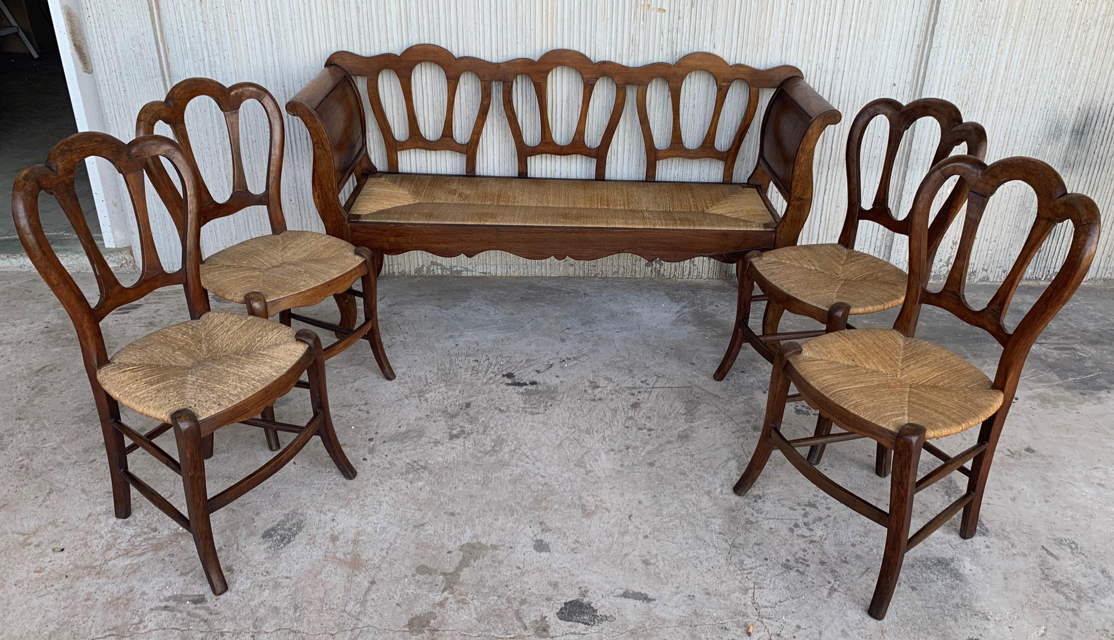 Antique 19th century English Victorian balloon back mahogany library side chairs. 
Listing features turn carved legs, caned seats, balloon backs, solid wood construction, beautiful wood grain, very nice antique item, circa 19th century. 

Chair
