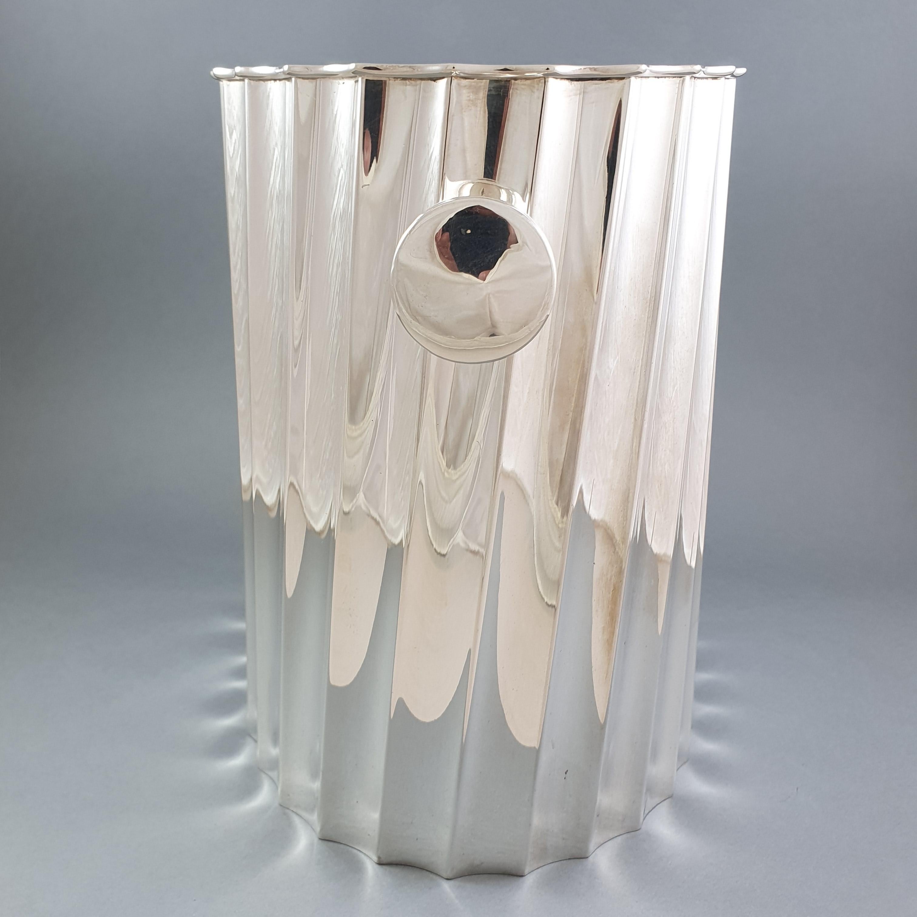 Late 20th Century 20th Solid Silver Champagne Ice Bucket