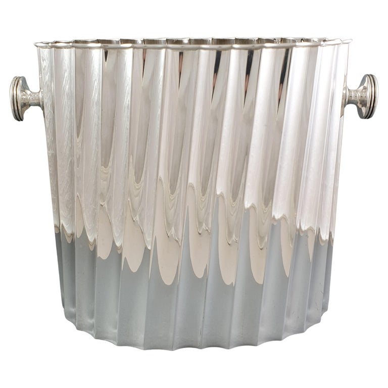 20th Solid Silver Champagne Ice Bucket at 1stDibs