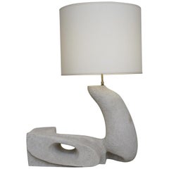 20th Zoomorphic Stone Table Lamp