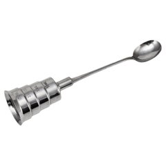 20thC American Silver Plated Cocktail Stirrer & Measure By Napier Company c.1920