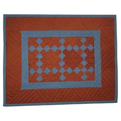 20Thc Amish Doll Quilt -Mounted