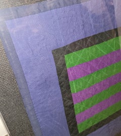 20thc Amish Wool Lancaster Co., Pennsylvania-Mounted