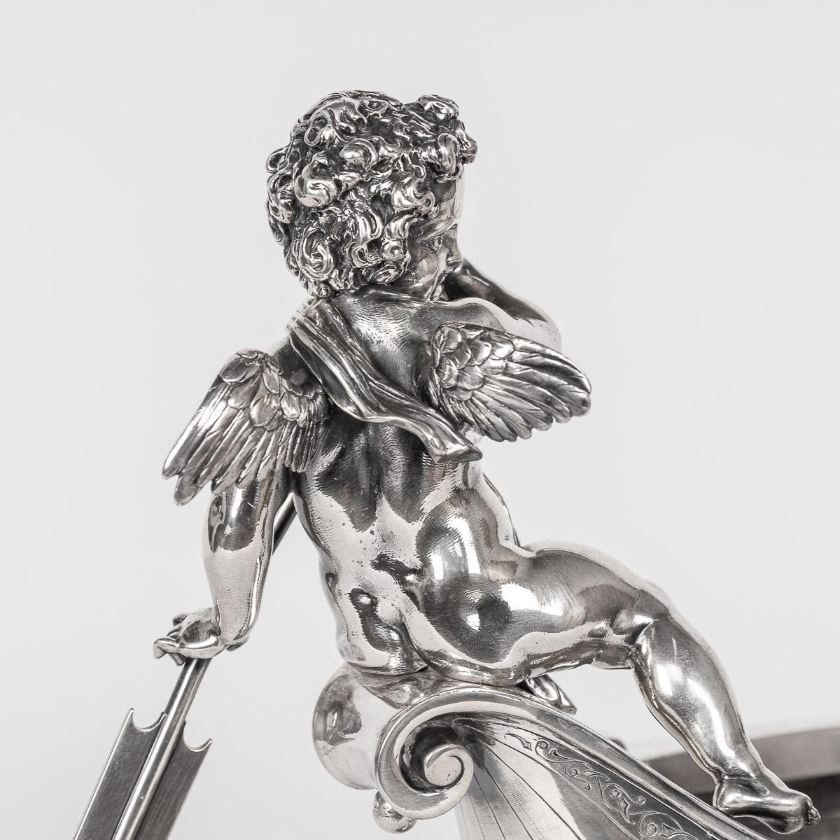 20thC Austrian Solid Silver Centrepiece, Vincent Mayers Sohne c.1900 For Sale 7