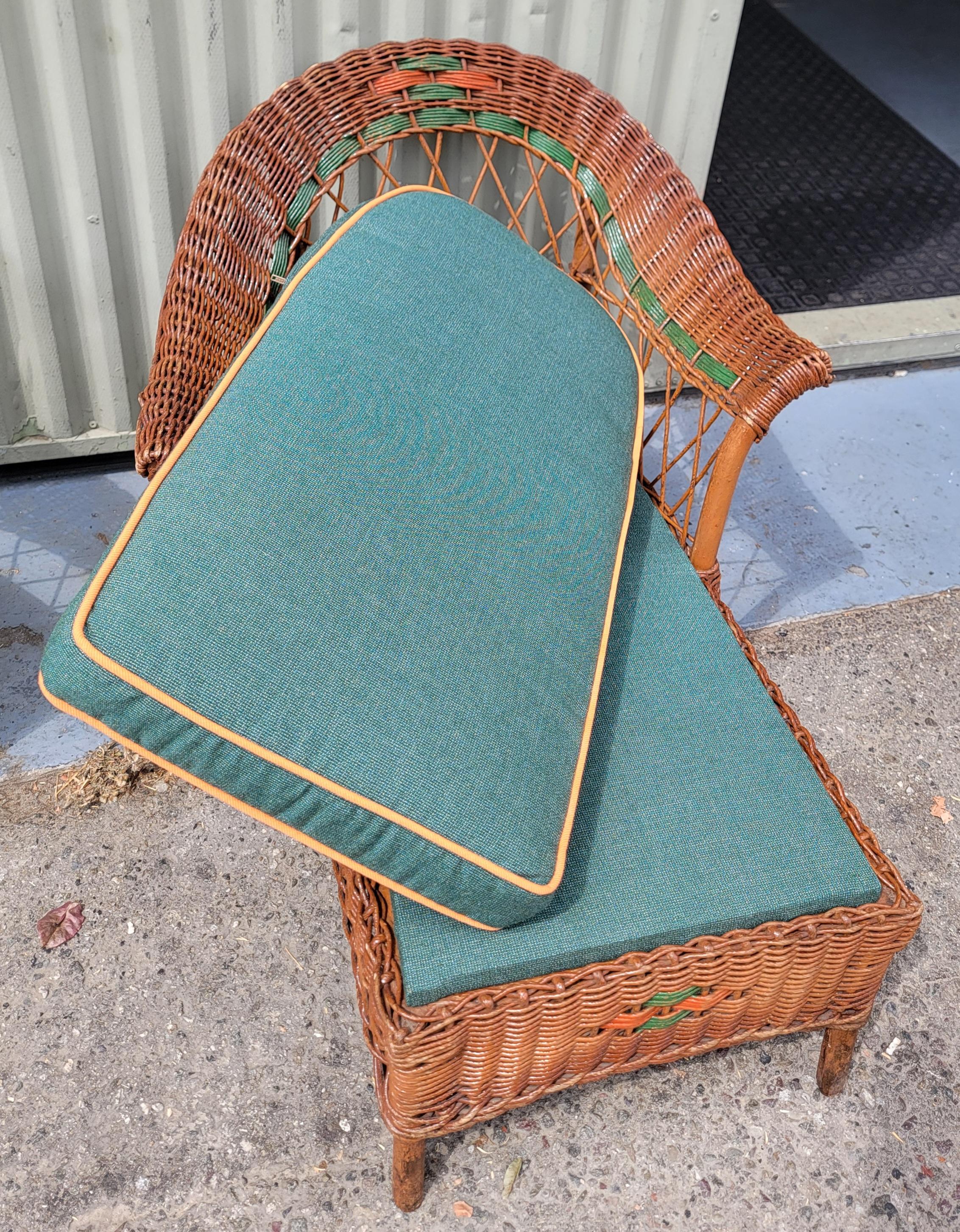Adirondack 20Thc Bar Harbor Chaise longue en osier pour enfant en vente