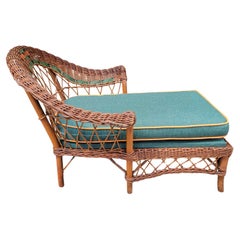 20Thc Bar Harbor Chaise longue en osier pour enfant