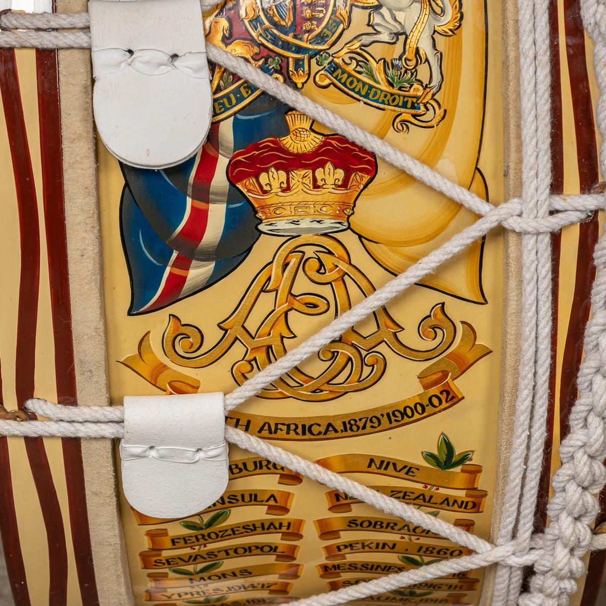 20thC Bass Drum Of The Duke Of Edinburghs 1St Battalion Wiltshire Regiment Band 5