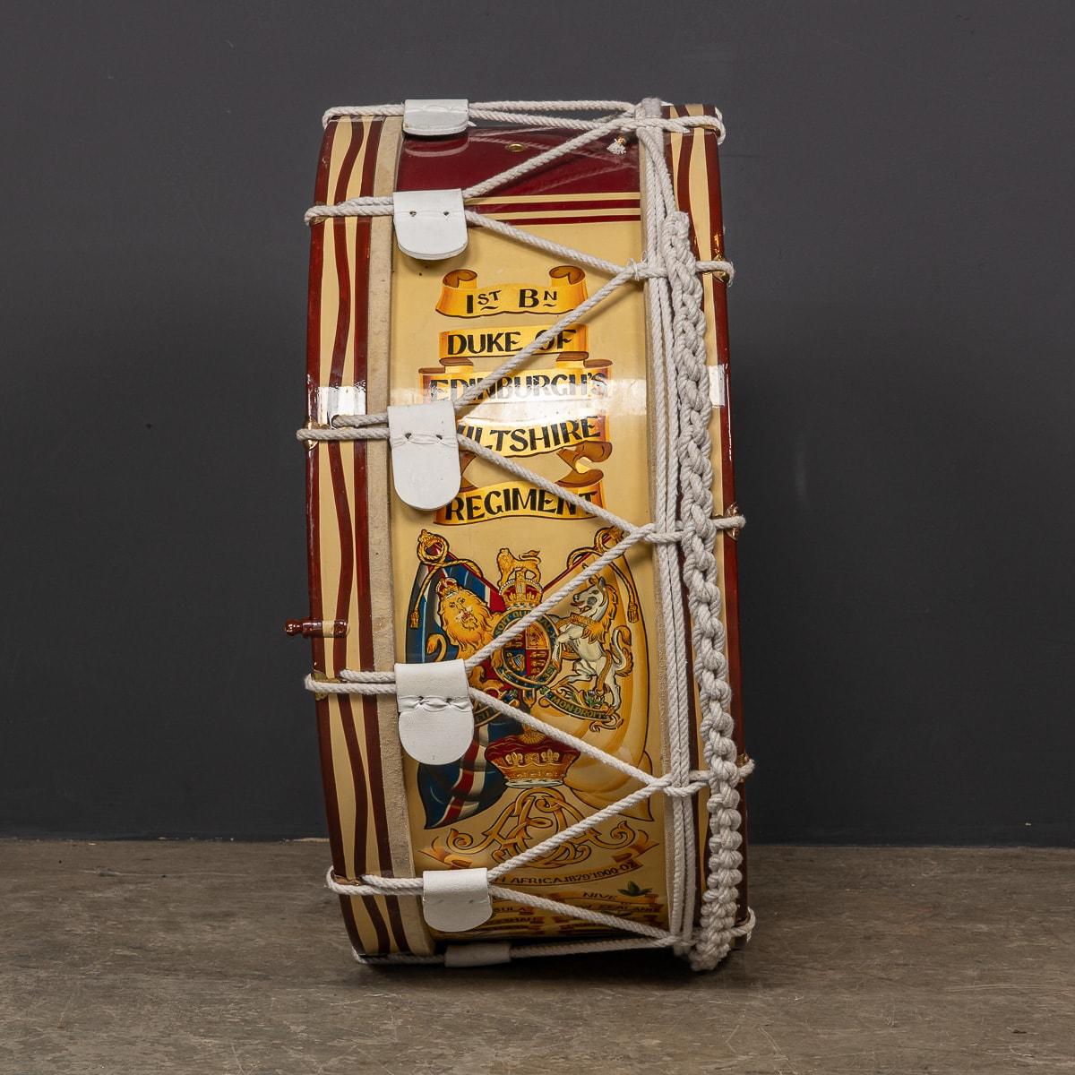 Other 20thC Bass Drum Of The Duke Of Edinburghs 1St Battalion Wiltshire Regiment Band