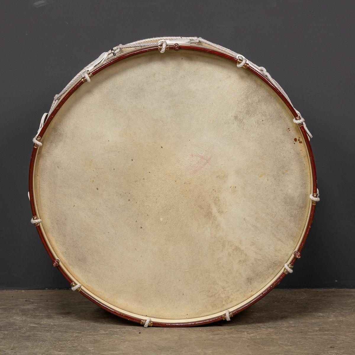 Late 20th Century 20thC Bass Drum Of The Duke Of Edinburghs 1St Battalion Wiltshire Regiment Band