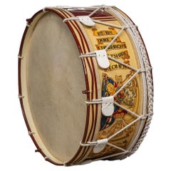 20thC Bass Drum Of The Duke Of Edinburghs 1St Battalion Wiltshire Regiment Band