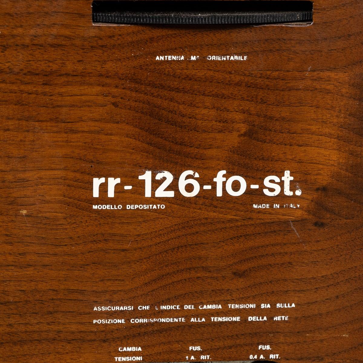 20thC Brionvega Rr126 Stereophonic Radio, By Achille & Pier Giacomo Castiglioni For Sale 5