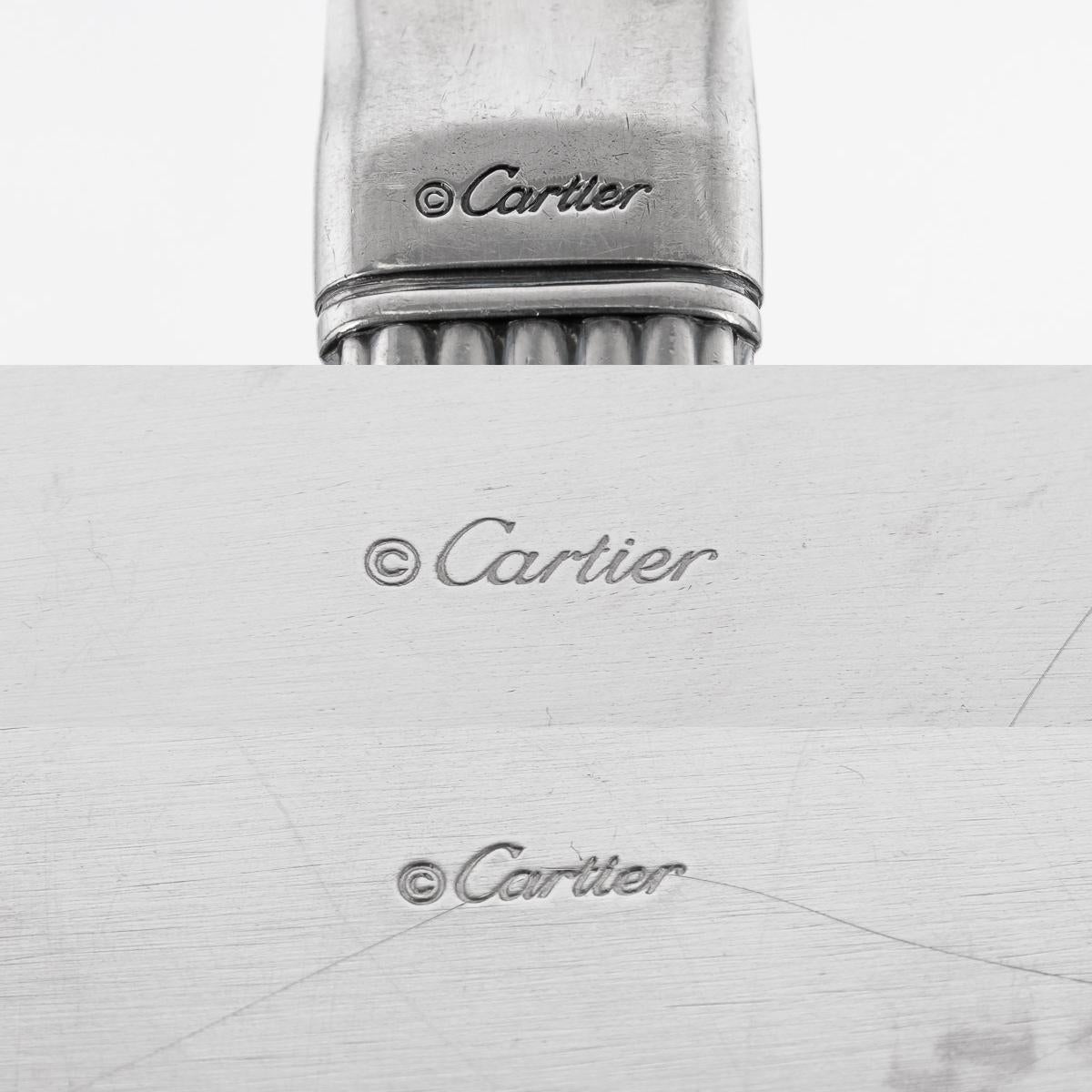 20thC Cartier Silver Plated Desk Set, c.1990 14
