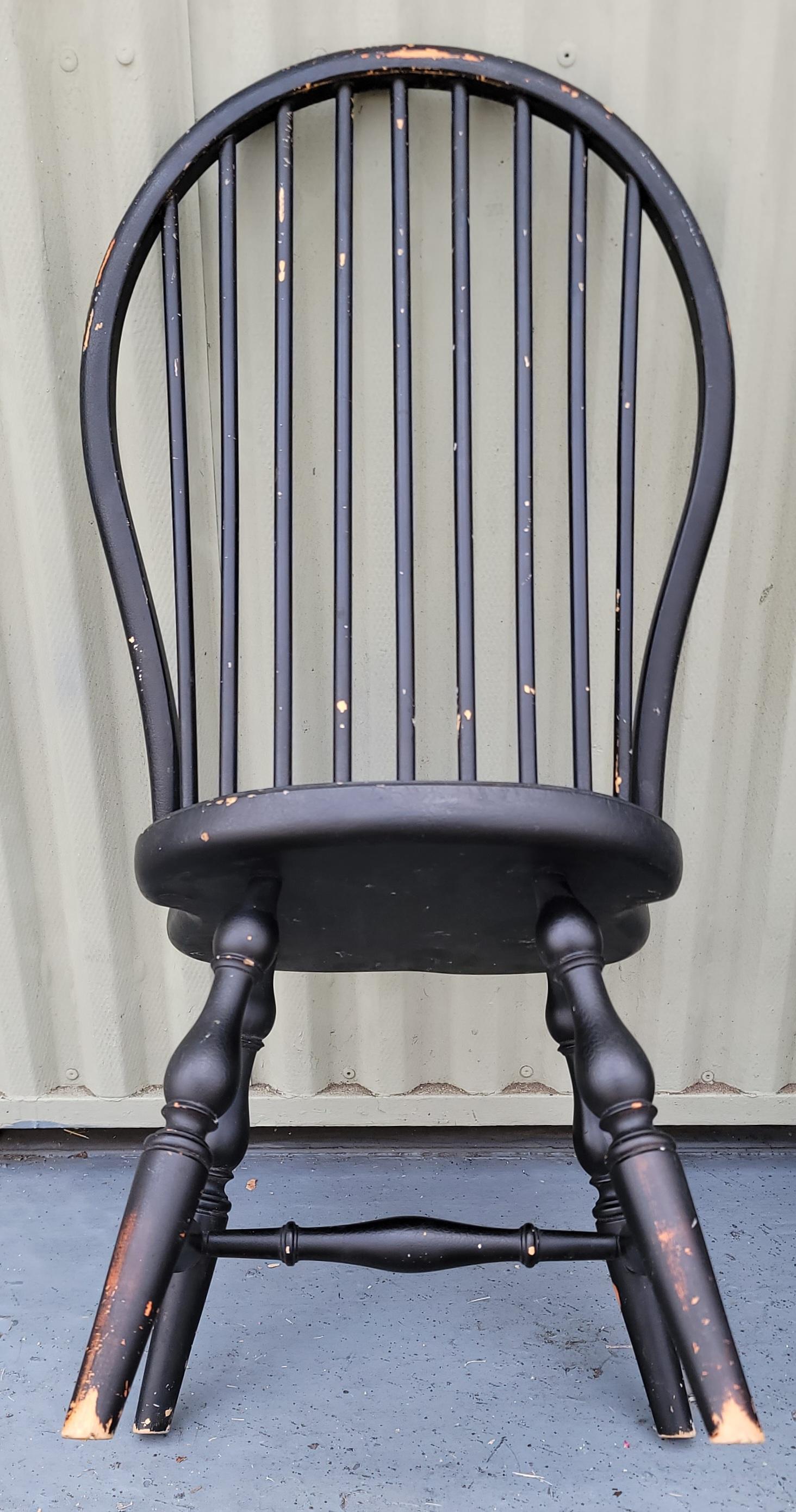 antique windsor chairs black