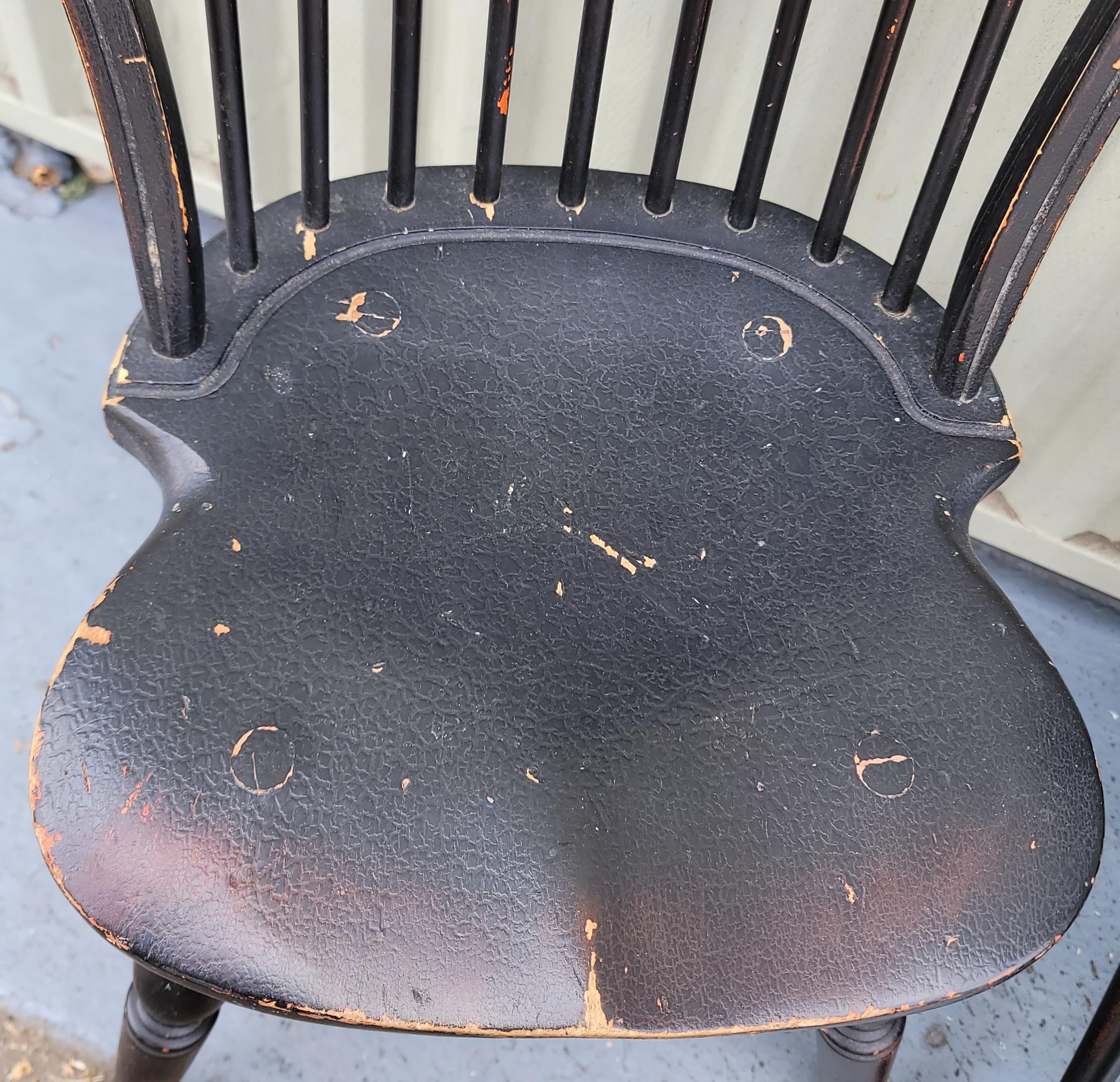 Hand-Crafted 20Thc Children's Windsor Chairs, Pair For Sale