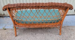 Child & Child's Wicker Settee/ Sofa