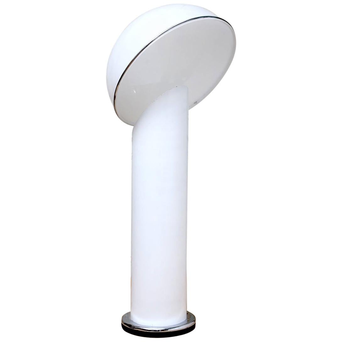 20th Century White Ciot Floor Lamp Designed by Ennio Chiggo, circa 1973 For Sale