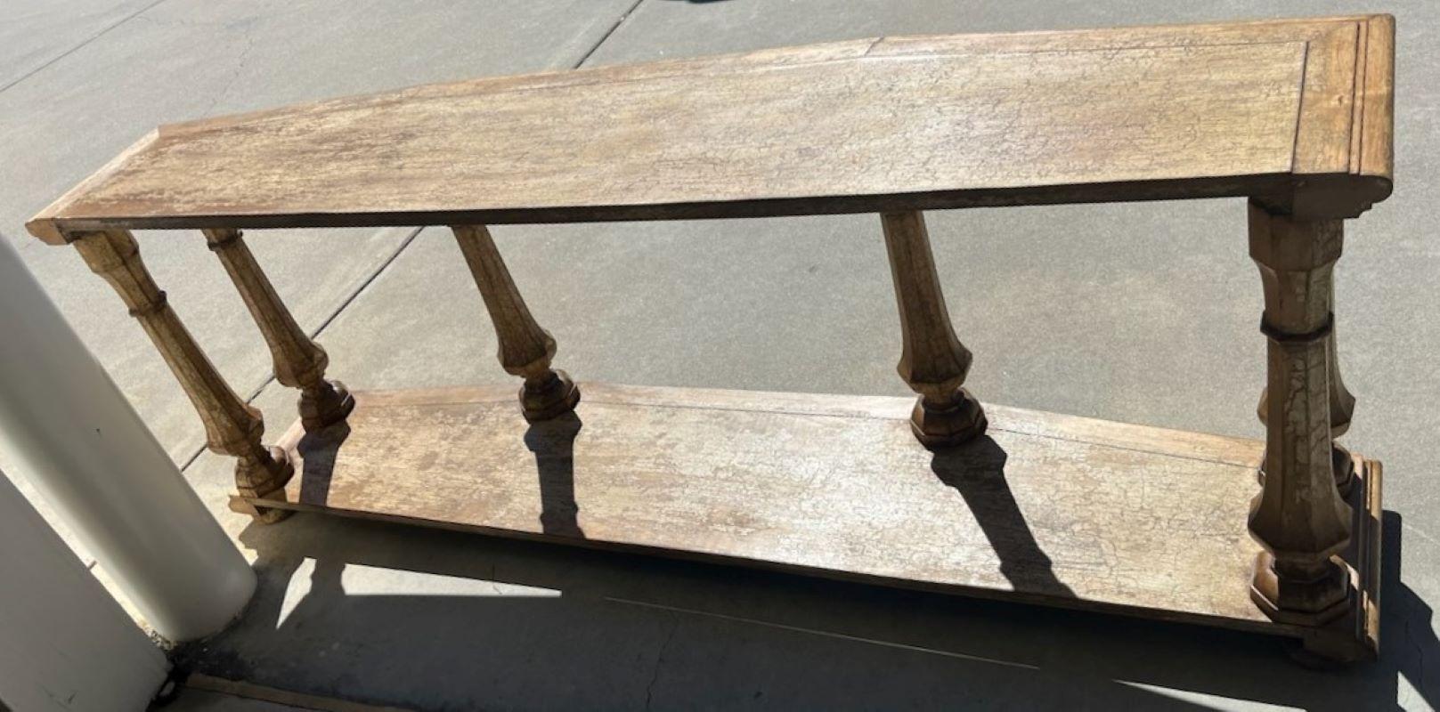 20th Century Console Table with Original Painted Surface For Sale 4
