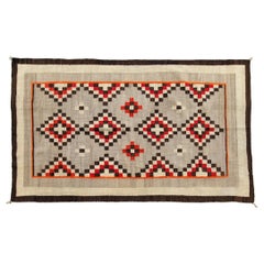 Antique 20Thc Early Geometric Navajo Weaving