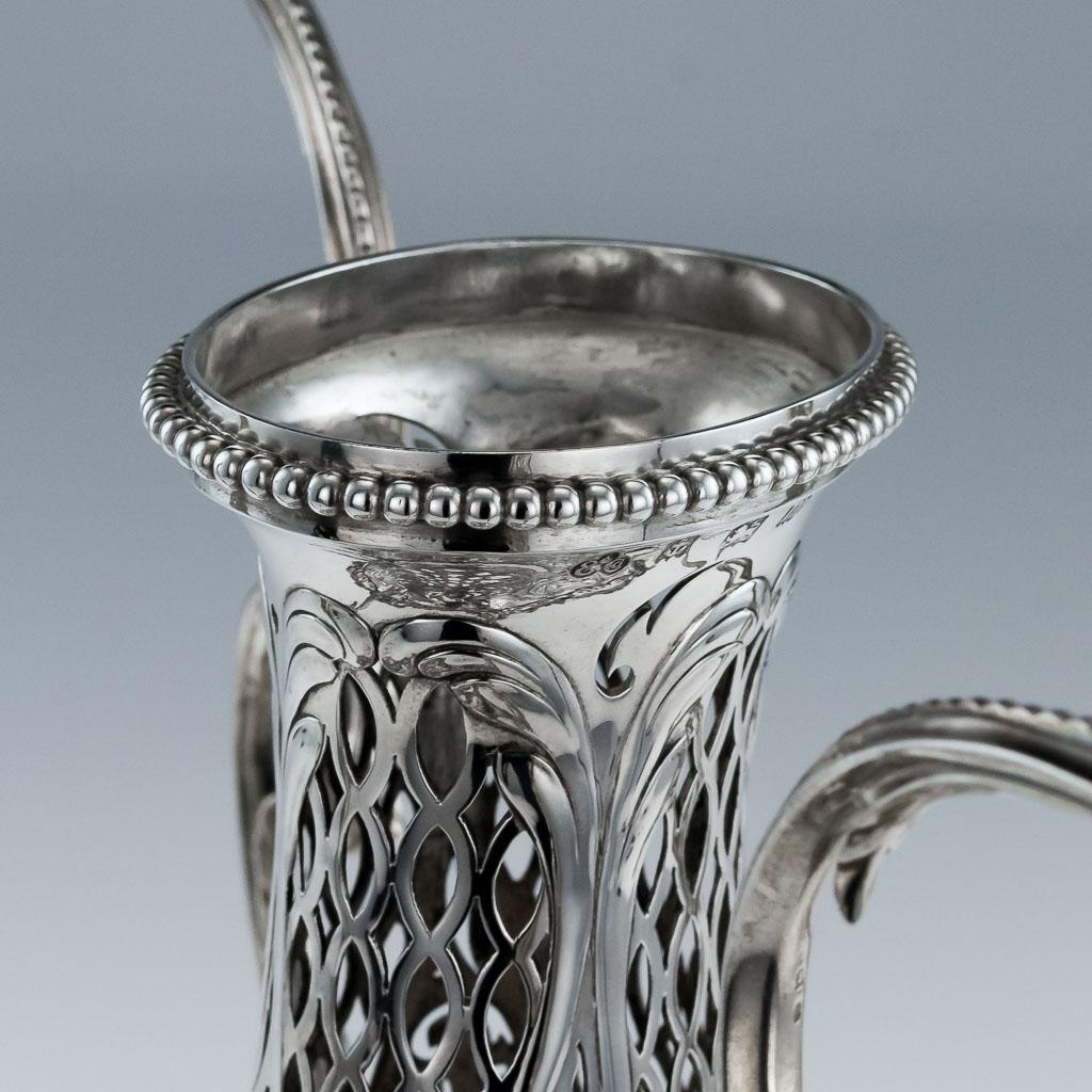 Edwardian Solid Silver Large Epergne Centerpiece, Elkington, circa 1911 6