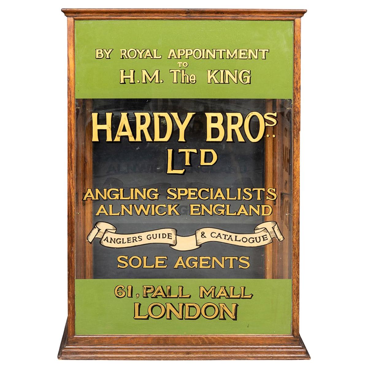 20thC English Angling Shop Display Cabinet, Hardy Brothers, c.1910