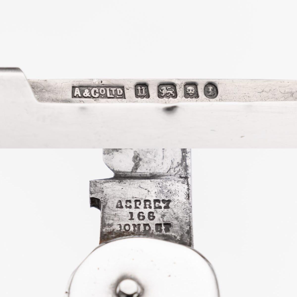 A.I.C C. en argent massif du 20ème siècle, outil de combinaison 