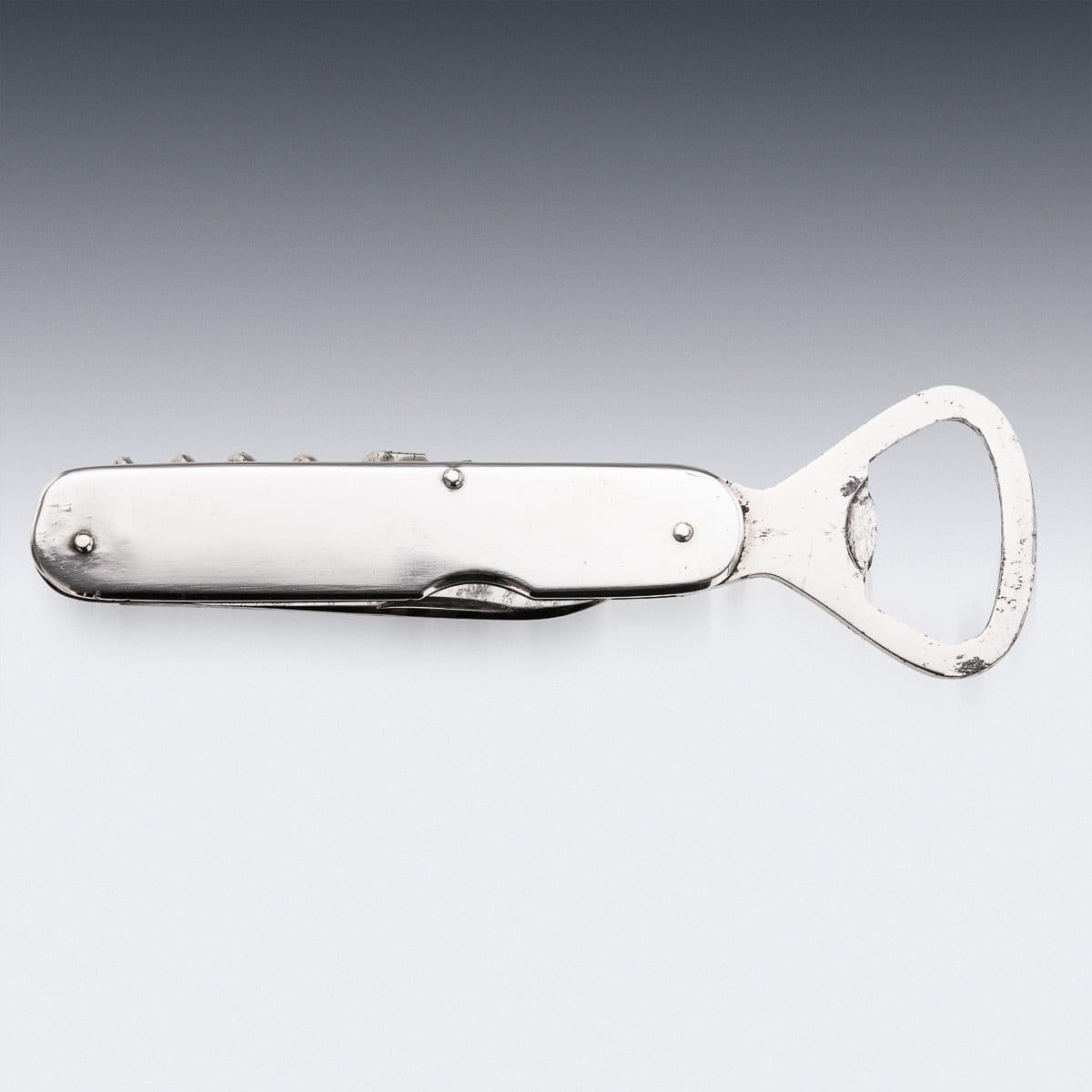 A.I.C C. en argent massif du 20ème siècle, outil de combinaison 