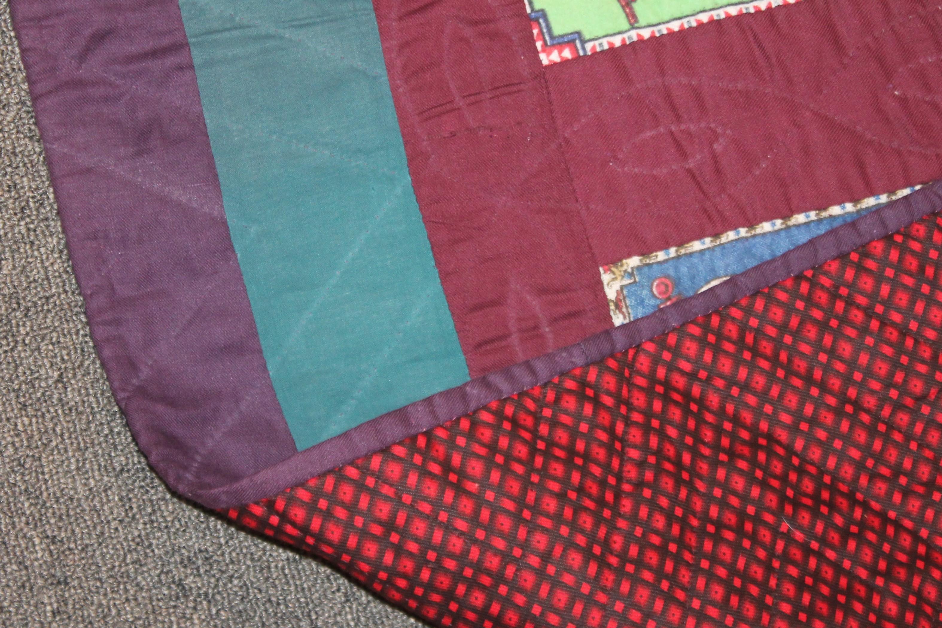 20th Century Flag Flannel with Wool Borders For Sale 2