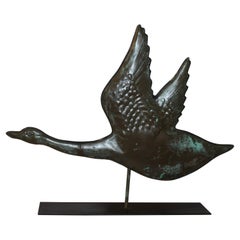 20thc Flying Goose Weather Vane