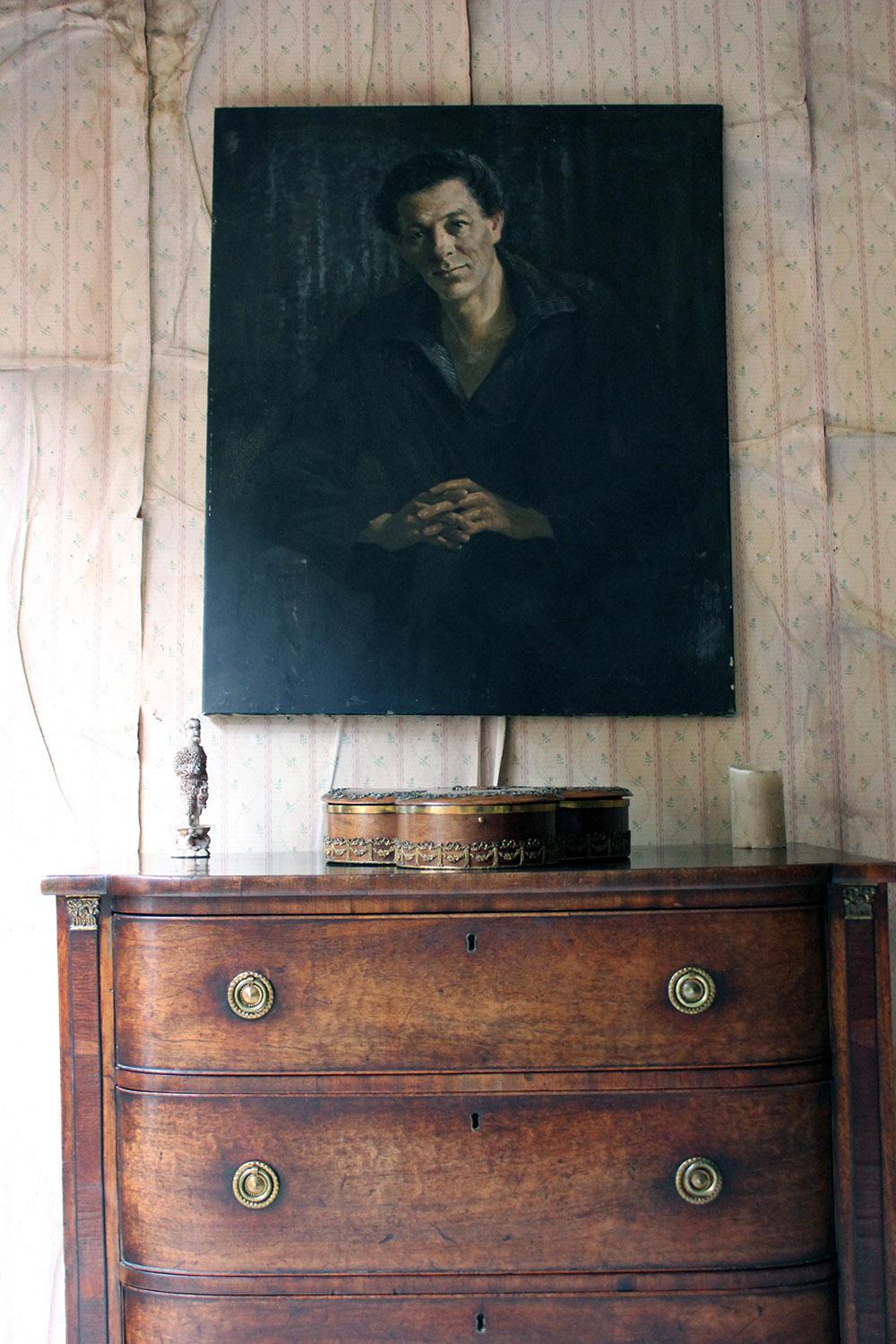20th Century French School Oil on Canvas Portrait of a Gentleman circa 1935-1955 14