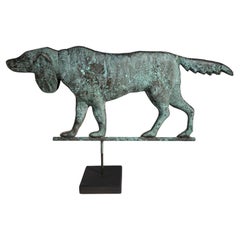 20Thc Full Body Copper Dog Weather Vane (girouette pour chien)