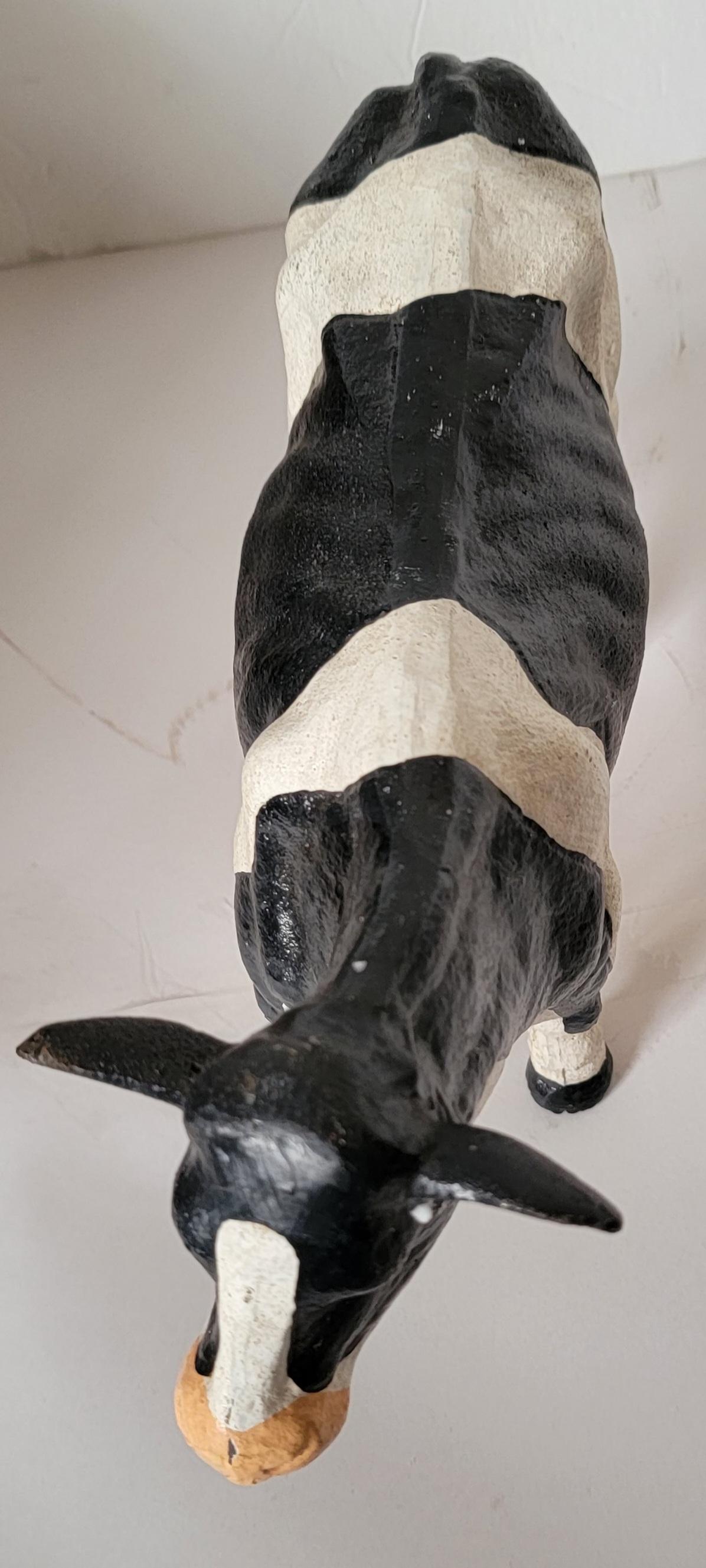 Américain Butoir de porte en forme de vache du 20e siècle en vente